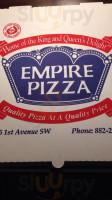 Empire Pizza menu
