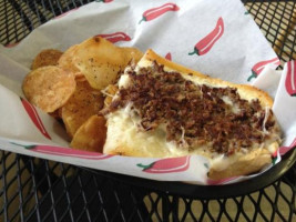 Grant's Philly Cheesesteak food