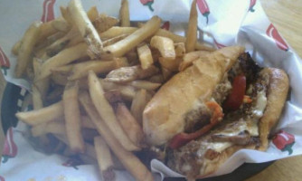 Grant's Philly Cheesesteak food