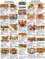 Sumin's Restaurant Sushi Bar menu