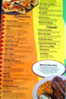 Marimba's Mexican menu