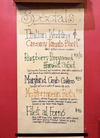 The Old Library Restaurant & Inn menu