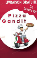 Pizza Gandit food