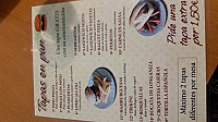 Cafeteria El Paso menu