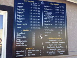 Angie's Expresso menu