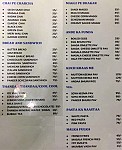 Chai Pani Etc menu