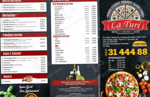 La Turi Pizza menu
