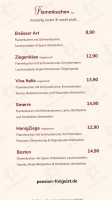 Freigeist • Pension Brasserie • Zwischen Sternberg Und Güstrow menu