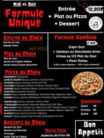 La Bonne Franquette menu