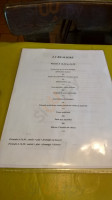 La Bealière menu