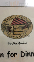 Cabin And Grill Big Sky Montana menu
