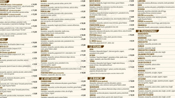 Pizzeria Valle Dei Mulini menu