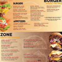 Ak Burger Zone menu
