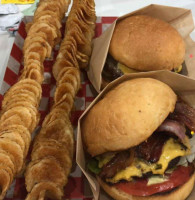 Jennie's Smoked Burgers And Tornado Fries food