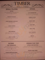 Timber menu