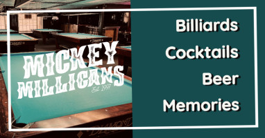 Mickey Milligan's Billiards inside
