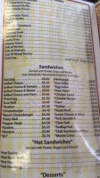 Shyrl's Diner menu