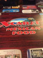 Xcaret Mexican menu