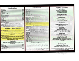 Wren Restaurant menu