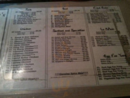 Ming's menu