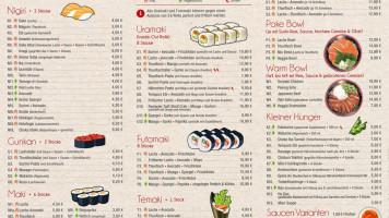 Sushi Petris menu