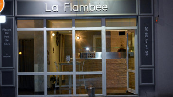 La Flambee food