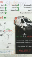 Pizza La Vespa menu
