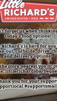 Little Richard's -b-que food