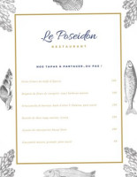 Le Poseidon menu