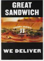 Jimmy John's Gourmet Sandwiches inside