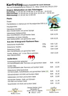 Gasthof Weißes Lamm menu