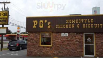P G's Home Style Chicken outside