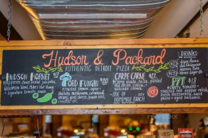 Hudson Packard menu