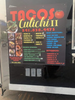 Tacos Culichi 2 menu