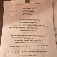 Mamagoto menu