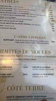 La Criee Montparnasse menu