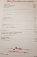 La Baie D’along menu
