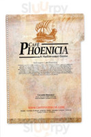 Cafe Phoenicia menu