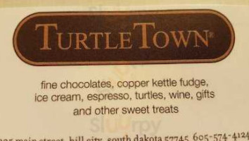 Turtle Town menu
