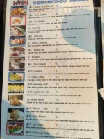 Ninki Japanese Bistro menu