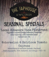 The Taphouse At Nye Creek menu