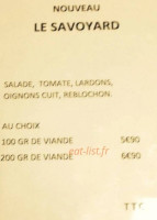Chez Loulou menu