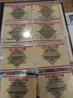 State Line Diner menu