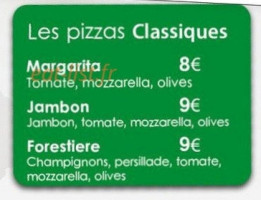 Pizzeria Jenini menu