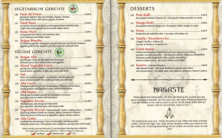 Hari´s Indian Restaurant menu