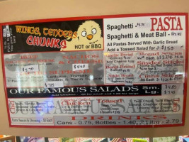 Pisanello's Pizza menu
