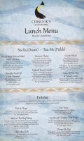 Chinook Seafood Grill menu