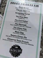 Pub Fish Chips menu