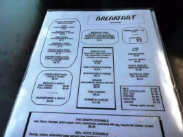The Diner In Seal Rock menu