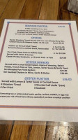 Shucker's Oyster menu